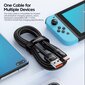 Toocki USB tyyppi C kaapeli Nopea lataus USB C laturi johto iPhone 15 14 13 12 11 Huawei P40 P30 Realme Oppo Oneplus 1m hinta ja tiedot | Puhelinkaapelit | hobbyhall.fi