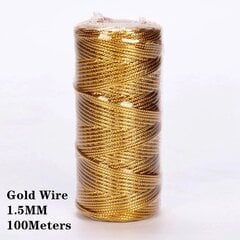 100M Macrame Cord köysi puuvilla Twine String hinta ja tiedot | Virkkaustarvikkeet | hobbyhall.fi