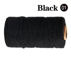 100M Macrame Cord köysi puuvilla Twine String hinta ja tiedot | Virkkaustarvikkeet | hobbyhall.fi