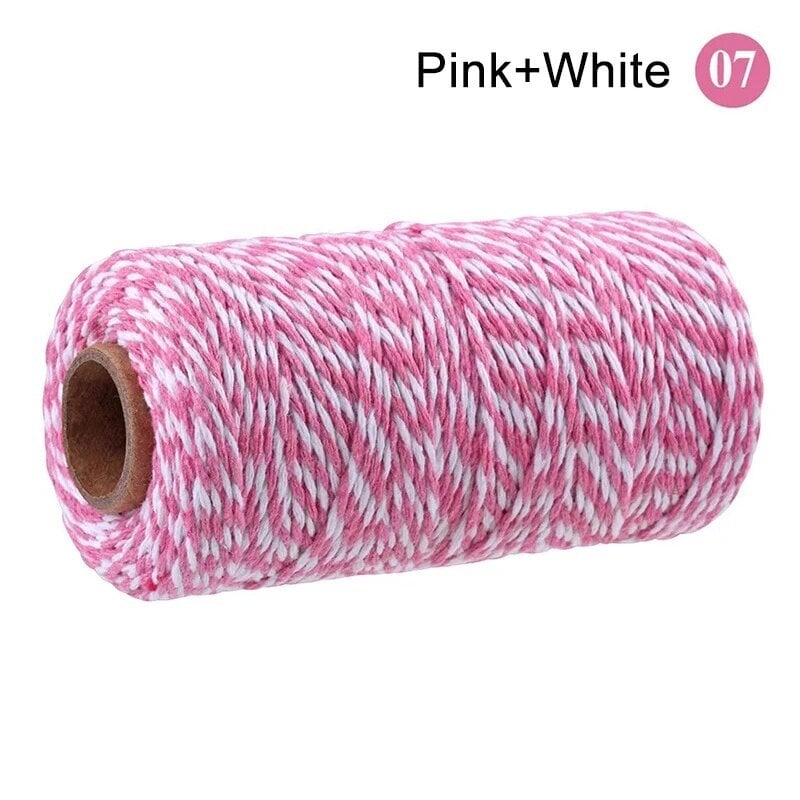 100M Macrame Cord köysi puuvilla Twine String hinta ja tiedot | Virkkaustarvikkeet | hobbyhall.fi