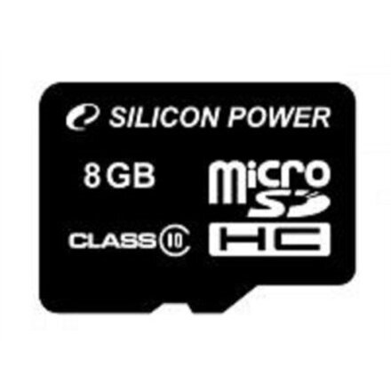 SILICON POWER 8GB, MICRO SDHC, CLASS 10 hinta ja tiedot | Puhelimen muistikortit | hobbyhall.fi
