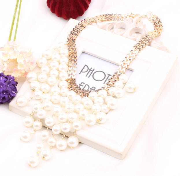 Naisten Tekokaulus Irrotettava Puolikas Pearl Choker Ornamentti hinta ja tiedot | Naisten huivit | hobbyhall.fi