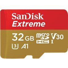 MEMORY MICRO SDHC 32GB UHS-I/W/A SDSQXAF-032G-GN6AA SANDISK hinta ja tiedot | Puhelimen muistikortit | hobbyhall.fi