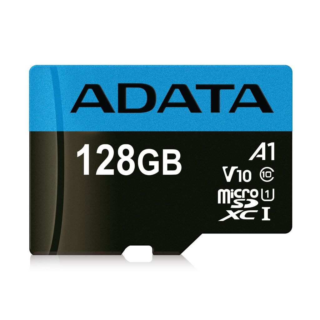 Muistikortti ADATA Premier 128 Gt microSDXC UHS-I, luokka 10 + -sovitin. hinta ja tiedot | Puhelimen muistikortit | hobbyhall.fi