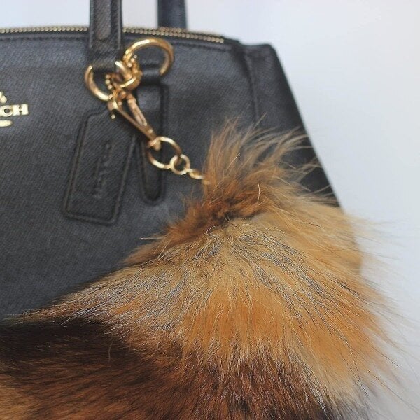 Sunny Fox Tail Fur avaimenperä - Super valtava ja pörröinen Cosplay Toy Handbag Accessories (40cm - Perfet hinta ja tiedot | Hiustarvikkeet | hobbyhall.fi