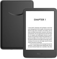 Amazon Kindle No Adds Edition 2024 6" 16GB Black hinta ja tiedot | E-kirjojen lukulaitteet | hobbyhall.fi