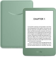 Amazon Kindle No Adds Edition 6" 2024 16GB Matcha hinta ja tiedot | E-kirjojen lukulaitteet | hobbyhall.fi