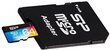 Silicon Power -muistikortti microSDXC 64GB Superior UHS-I U1 + sovitin hinta ja tiedot | Puhelimen muistikortit | hobbyhall.fi