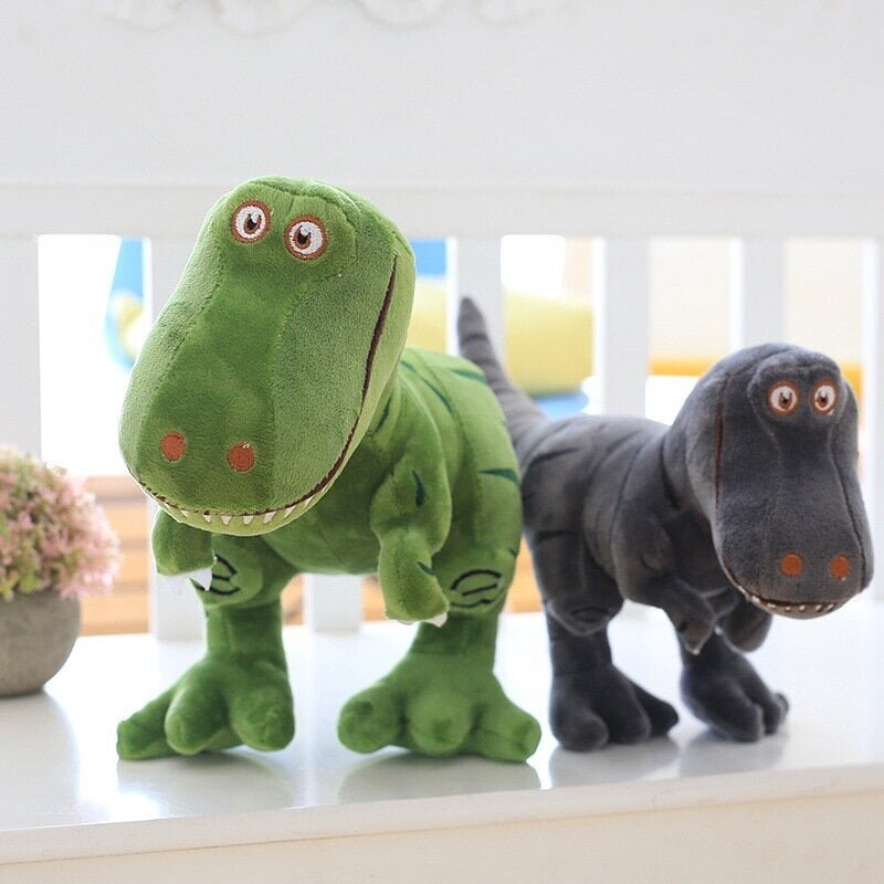 Kaksivärinen painettu simuloitu dinosauruspehmo, Tyrannosaurus rex, painettu dinosaurusnukke Harmaa 50cm hinta ja tiedot | Pehmolelut | hobbyhall.fi