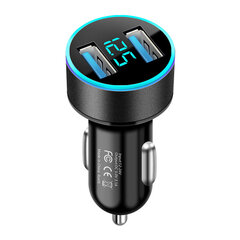 1kpl 3.1A QC3.0 Quick Charge USB Socket Autolaturi musta hinta ja tiedot | Paristolaturit | hobbyhall.fi