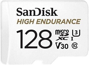 SANDISK 128GB High Endurance microSDHC hinta ja tiedot | Puhelimen muistikortit | hobbyhall.fi