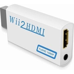 Nintendo Wii-HDMI-sovitin 1080p Full-HD hinta ja tiedot | Kaapelit ja adapterit | hobbyhall.fi