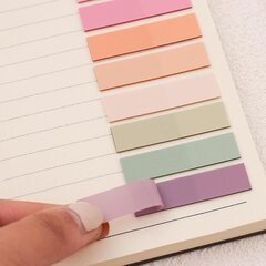 1600 kpl Sticky Tabs Book Tabs 80 Color Morandi Sticky Tabs Color Page Marker hinta ja tiedot | Koristeet ja tarrat | hobbyhall.fi