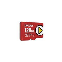 Lexar UHS-I MicroSDXC, 128 GB, Flash memory class 10, Red, A1, V10, U1, 150 MB hinta ja tiedot | Lexar Puhelimet, älylaitteet ja kamerat | hobbyhall.fi