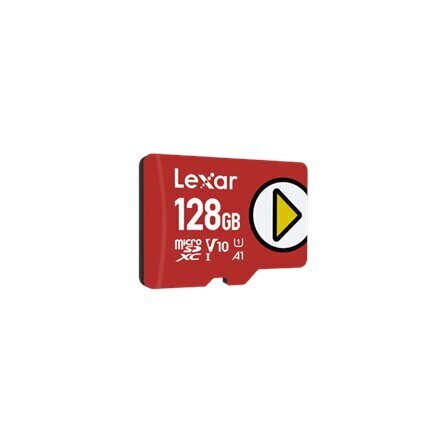 Lexar UHS-I MicroSDXC, 128 GB, Flash memory class 10, Red, A1, V10, U1, 150 MB hinta ja tiedot | Puhelimen muistikortit | hobbyhall.fi