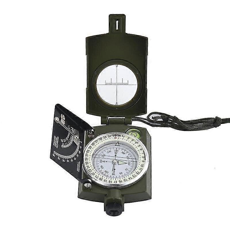 Ammattimainen sotilaallinen Lensatic Metal Sighting Compass Clinometer Vaellusleirintäalue hinta ja tiedot | Kompassit | hobbyhall.fi