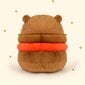 Realistinen Capybara Burger Pehmo, Suloinen Capybara Täytetty eläintyyny pehmolelu, Pehmeä hampurilainen Fo hinta ja tiedot | Pehmolelut | hobbyhall.fi