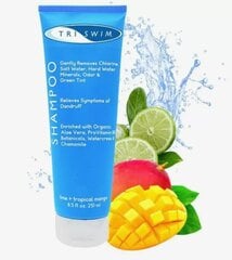 TriSwim Unisex shampoo Lime& Mango, 251 ml kloorinpoisto hinta ja tiedot | Shampoot | hobbyhall.fi