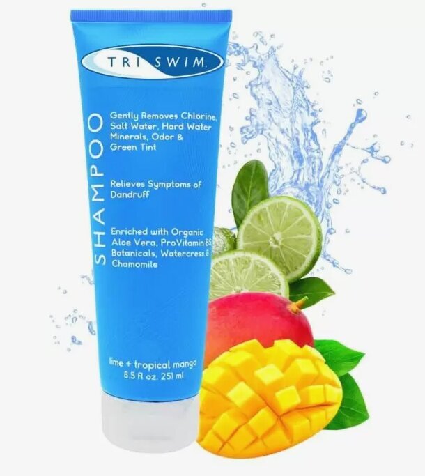 TriSwim Unisex shampoo Lime& Mango, 251 ml kloorinpoisto hinta ja tiedot | Shampoot | hobbyhall.fi