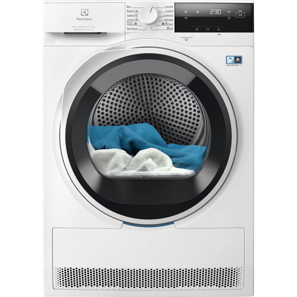 Kuivausrumpu syvyys 63.8 cm EW8D384HE, Electrolux hinta ja tiedot | Kuivausrummut | hobbyhall.fi