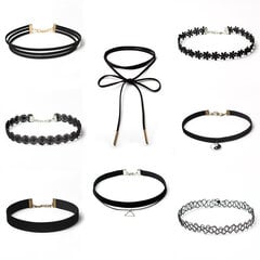 238 Naisten Väärennetty Kaulus Irrotettava Puoli Diy Ornament Choker / Kaulakoru Yhdistelmäsetti hinta ja tiedot | Naisten huivit | hobbyhall.fi