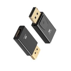 DP - DisplayPort (uros) till HDMI-adapter (hona) 4K-1080P Black hinta ja tiedot | Paristolaturit | hobbyhall.fi