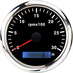 (BS 3000 RPM) AD 85 mm:n kierroslukumittari LCD-tuntimittarilla meriveneen autolle kierroslukumittari 0-3000 4000 8000 rpm kierroslukumittari 7 väriä taustavalo hinta ja tiedot | Moottorin varaosat | hobbyhall.fi