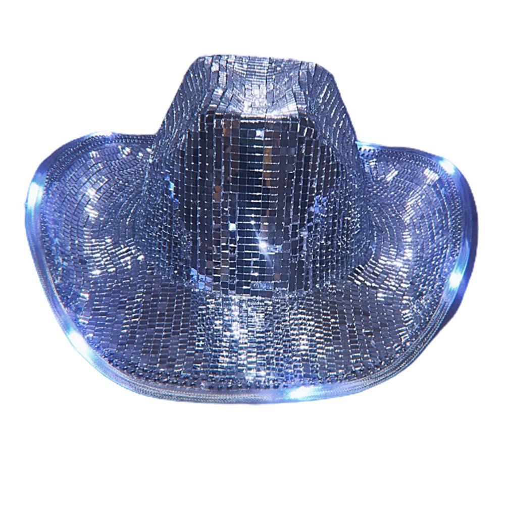 Cowgirl Hat Disco Ball Peilattu Cowboy Hattu Halloween Joulu Lehmän Tyttö Pue Puku Asusteet Hauskat juhlahatut hinta ja tiedot | Joulukuuset ja kranssit | hobbyhall.fi