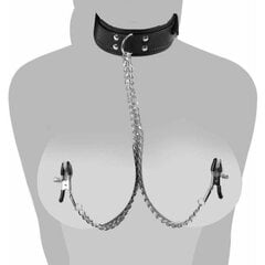 MAVURA Erotic kaulus »Säädettävä Fetish BDSM Bondage Fetish Nänni Game Clamps Metal Chain Nännipuristimet kaulusella« hinta ja tiedot | Kaulakorut | hobbyhall.fi