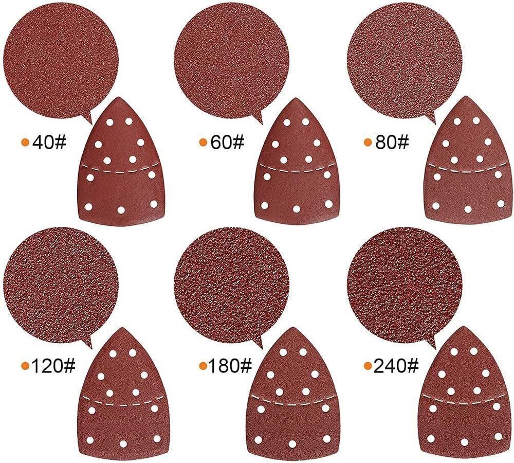 Kolmiohiomapaperit Delta Sander -hiomapaperi, 105 x 152 mm, 50 kpl, karkeus 150#180#240#320#400#800#1000#1200#1500#2000# hinta ja tiedot | Koteloiden lisätarvikkeet | hobbyhall.fi