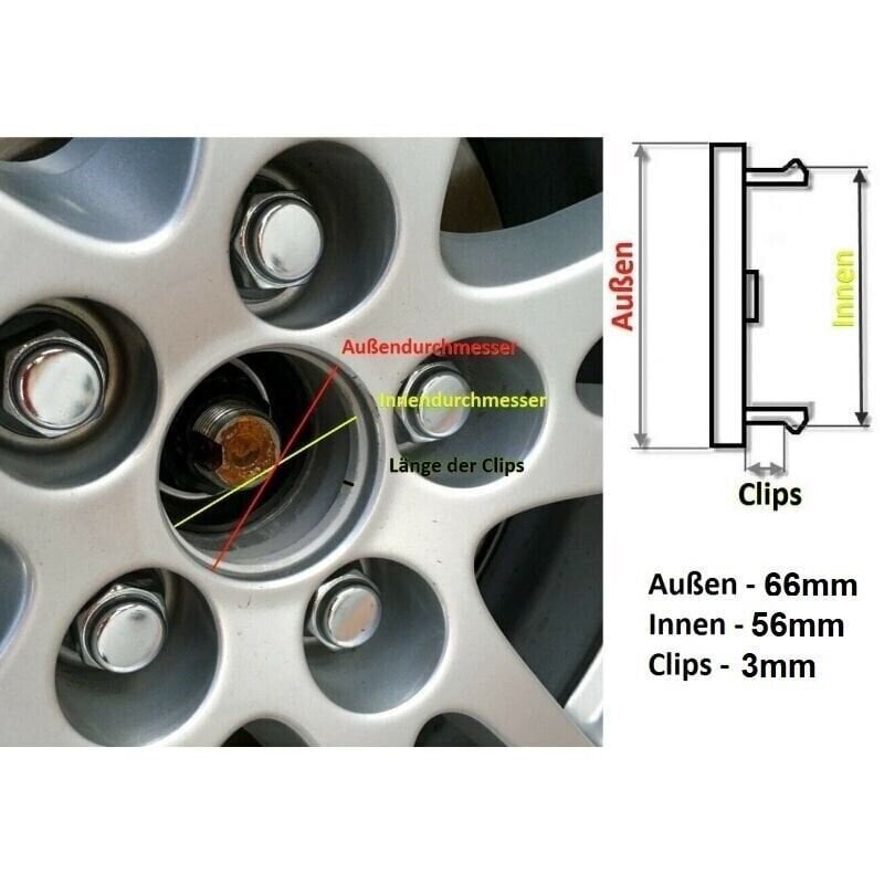 4 sinisen napakannen sarja, joka on yhteensopiva BMW Wheel Centerin ABS-autotarvikkeiden kanssa - 68mm hinta ja tiedot | Lisätarvikkeet autoiluun | hobbyhall.fi