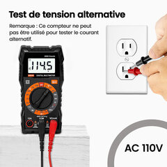 Digitaalinen yleismittari, digitaalinen yleismittari, 2000 laskurin monitoimijännitemittari, sähkötesti, ohmimittari, mittaa AC/DC-jännitteen, tasavirtaa, resistanssia, jatkuvuutta, diodia hinta ja tiedot | Käsityökalut | hobbyhall.fi