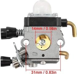 C1Q-S97 Kaasutin mallille STIHL FS55 FS55R FS55C FS45 FS75 FS80 FS85 HS75 Trimmeri C1Q-S143 C1Q-S153 C1Q-S186 AB, ilmansuodattimen polttoaineletkusarjalla hinta ja tiedot | Koteloiden lisätarvikkeet | hobbyhall.fi