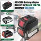 BOSC18B-akkusovitin Bosch 18V PBA Gloria -akuille, muuntaja-akkusovitin Bosch Professional 18V GBA -työkalulle hinta ja tiedot | Paristolaturit | hobbyhall.fi