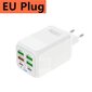 150W Super nopea laturi 6 porttia USB Type-C PD nopea lataus Pikalataus 3.0 sovitin Xiaomi IPhone Samsung hinta ja tiedot | Puhelimen laturit | hobbyhall.fi