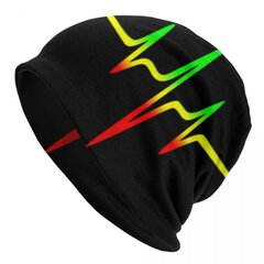 (Pipot-6)Rasta Colors Reggae Star Bonnet Hatut Cool Knitting Hat naisille Syksy Talvi Lämmin Jamaican Pride Skullies Pipot Lippikset hinta ja tiedot | Naisten päähineet | hobbyhall.fi