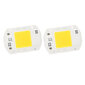 2 kpl LED COB -siru Tehokas ohjain ilman integroitua SMD-lamppuhelmiä Valotehokas Flip COB-lampun helmi lämmin valo 20W hinta ja tiedot | Retkilamput | hobbyhall.fi