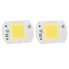 2 kpl LED COB -siru Tehokas ohjain ilman integroitua SMD-lamppuhelmiä Valotehokas Flip COB-lamppuhelmi Kylmävalo 20W hinta ja tiedot | Retkilamput | hobbyhall.fi