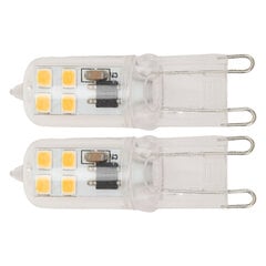 2 kpl LED-maissilamppu Professional 8LEDs 200lm G9 LED maissilamppu keittiöön olohuoneeseen makuuhuoneeseen 2W AC220V hinta ja tiedot | Retkilamput | hobbyhall.fi