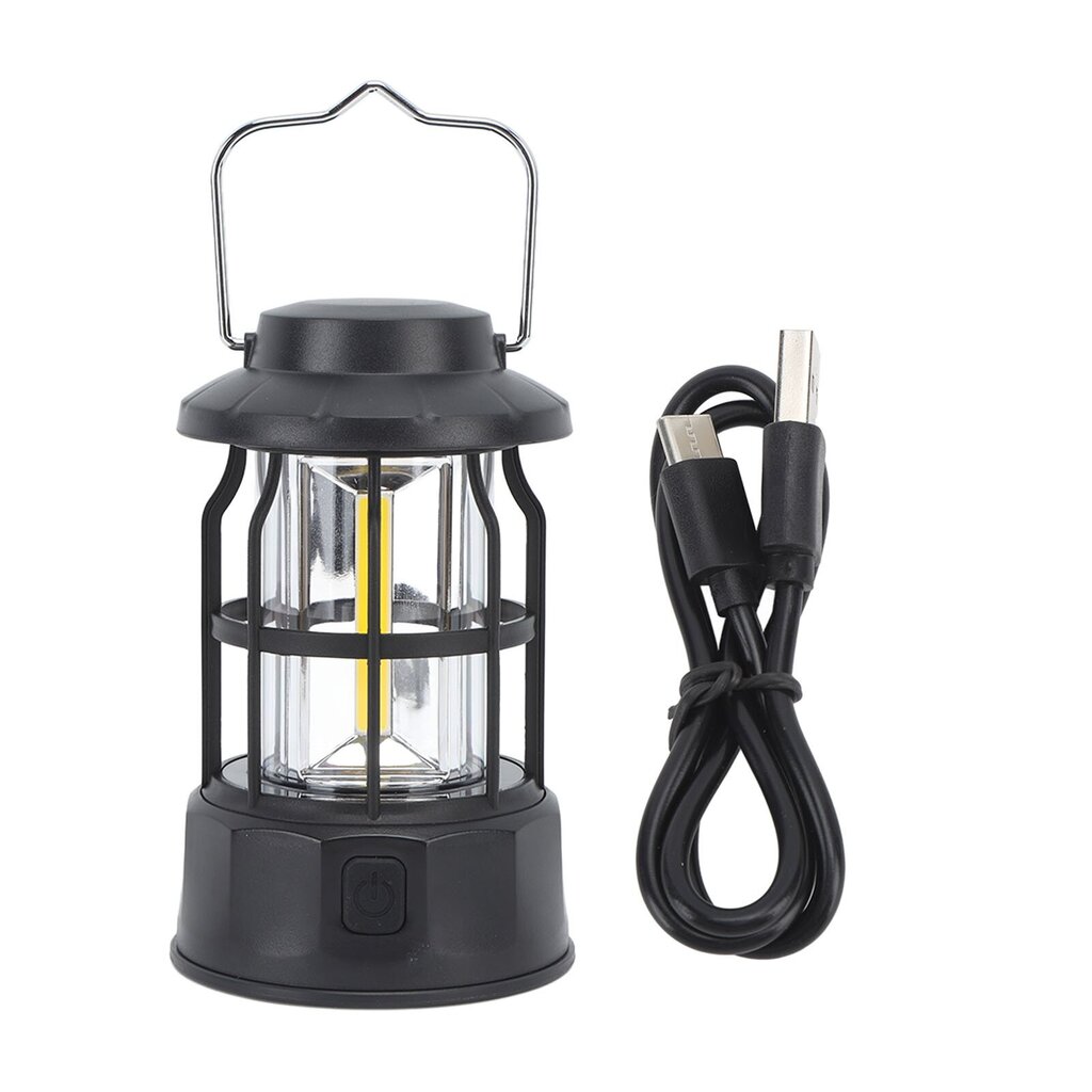 Ladattava LED Camping Lyhty Retro Kannettava Camping Lyhty Survival Light Ladattava Valo Riippuva Valaisin Ulkovalaisin hinta ja tiedot | Retkilamput | hobbyhall.fi