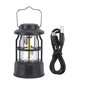 Ladattava LED Camping Lyhty Retro Kannettava Camping Lyhty Survival Light Ladattava Valo Riippuva Valaisin Ulkovalaisin hinta ja tiedot | Retkilamput | hobbyhall.fi