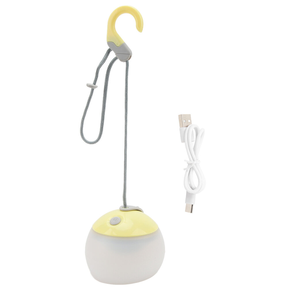 Camping Mushroom Lamp IPX4 Vedenpitävä Pituudensäätö Ladattava 3600mAh Akku Camping Teltta Koristelamppu ulkokäyttöön Keltainen hinta ja tiedot | Retkilamput | hobbyhall.fi