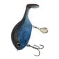 Lure Soft Bait PVC Joustava Vivid Motion Pehmeä syötti paljetilla Sea Water Rivers Blue Blackille hinta ja tiedot | Kalanrehu | hobbyhall.fi