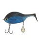 Lure Soft Bait PVC Joustava Vivid Motion Pehmeä syötti paljetilla Sea Water Rivers Blue Blackille hinta ja tiedot | Kalanrehu | hobbyhall.fi