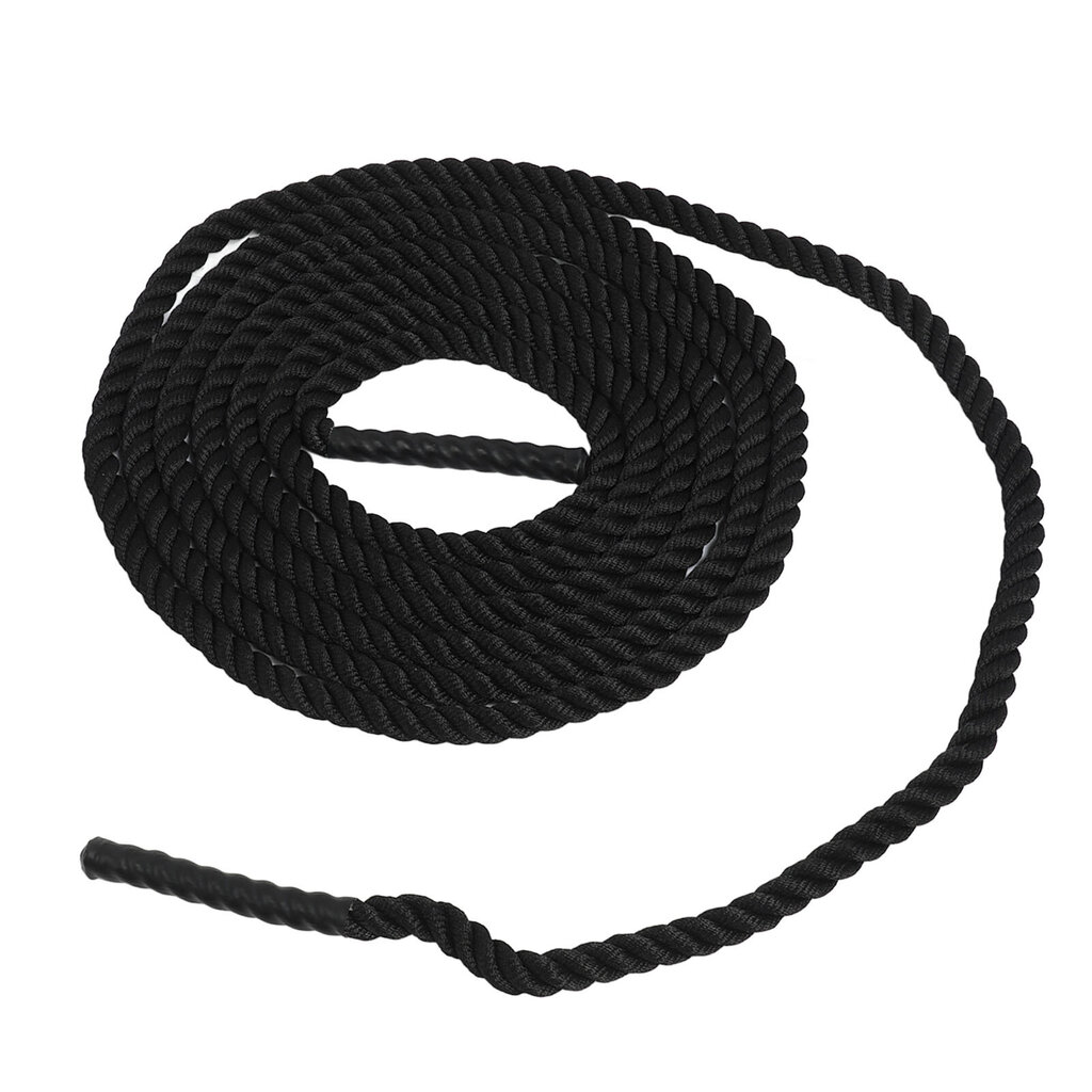 Power Battle Rope Black Lightweight Basics Battle Exercise harjoitusköysi ulkokäyttöön voimaharjoitteluun 15m/49.2ft hinta ja tiedot | Kuntokeskukset | hobbyhall.fi