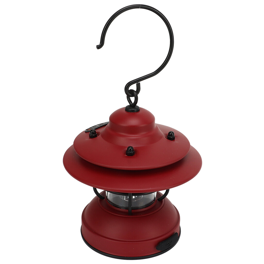 Vintage Camping Lyhty IPX4 Vedenpitävä 35?100lm LED Kannettava Retro riippuva retkeilylyhty Outdoor Camping Matte Red hinta ja tiedot | Retkilamput | hobbyhall.fi