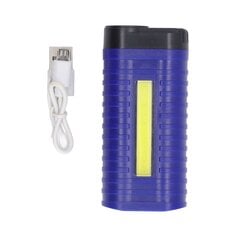 Ulkotaskulamppu kynäpidikkeellä LED COB Dual Light Source Taskulamppu USB-lataustyölamppu hinta ja tiedot | Retkilamput | hobbyhall.fi