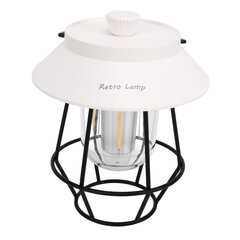 Vintage LED Camping Lyhty Kannettava Retro Camping Lyhty ulkona riippuva telttavalo hinta ja tiedot | Retkilamput | hobbyhall.fi