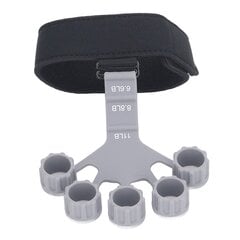 Hand Finger Grip Trainer Silikoni 5 Fingers Grip Voimaharjoitus Koripallo Harjoittelu Korjaava Sormi Vahvistus Harmaa hinta ja tiedot | Kuntokeskukset | hobbyhall.fi