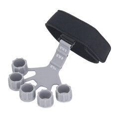 Hand Finger Grip Trainer Silikoni 5 Fingers Grip Voimaharjoitus Koripallo Harjoittelu Korjaava Sormi Vahvistus Harmaa hinta ja tiedot | Kuntokeskukset | hobbyhall.fi